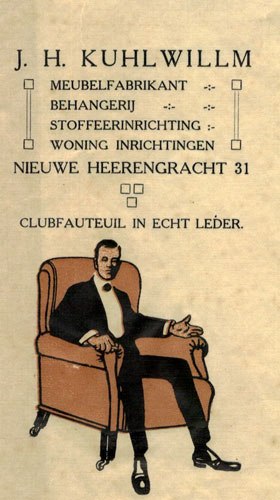 J.H.KuhlWilmm, meubelfabriek etc. te A'dam, rekening uit 1913
