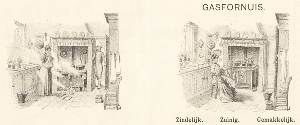 Stedelijke gasfabriek te Leiden, ontvangstbewijs uit 1895