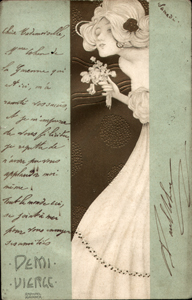 Kirchner post card gratious woman