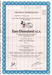 Euro Disneyland share
