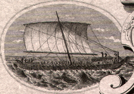 Argo, schip der Argonauten o.l.v. Jason