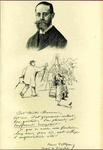 Francis Tattegrain, by Henri Brauer in Album Mariani